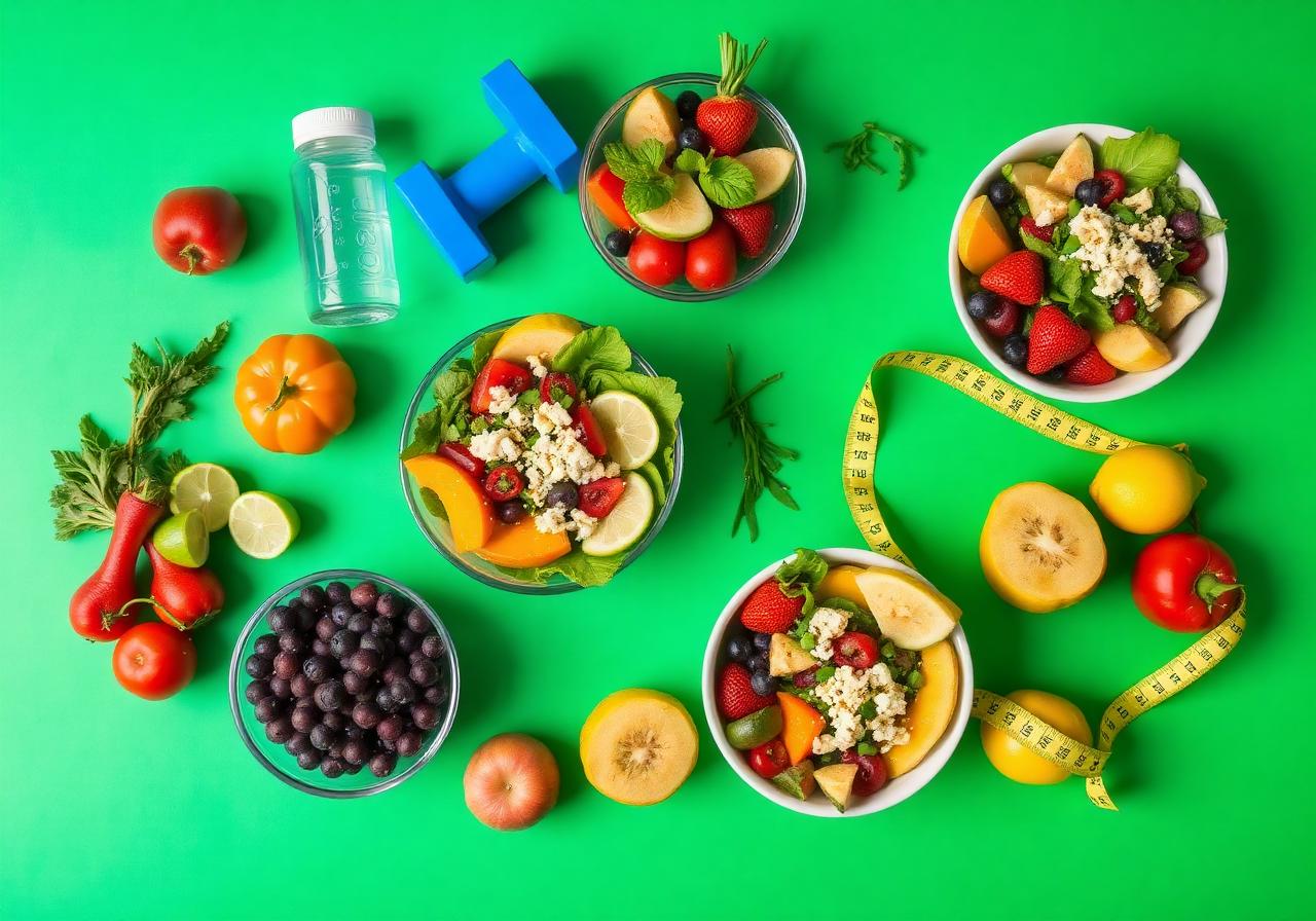 Alimentação saudável e rotina equilibrada