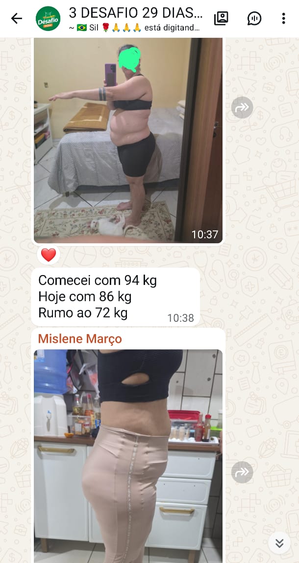 Antes e depois da Mislene — ELIMINOU 8 kilos 😱