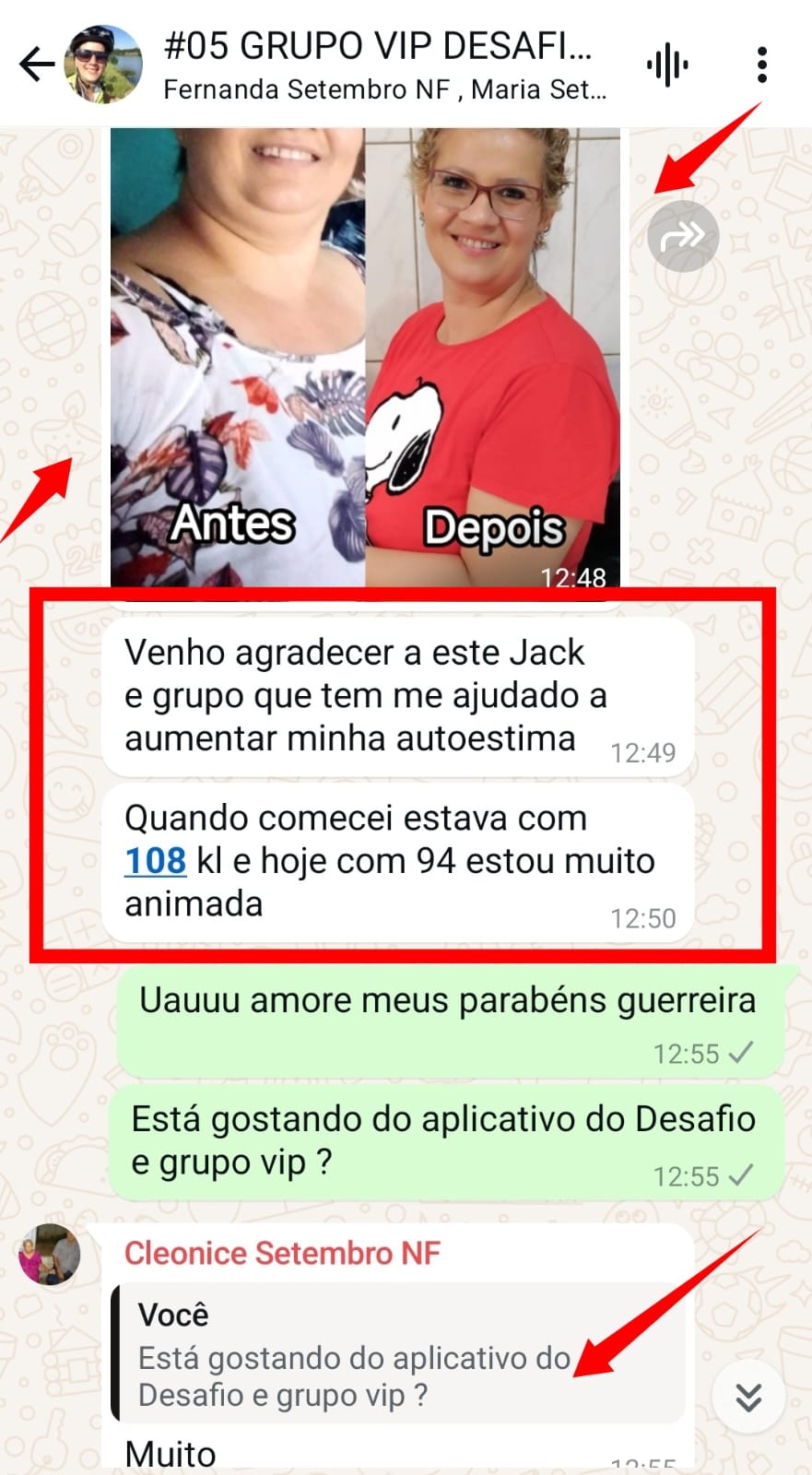 Depoimento da nossa aluna Lídia